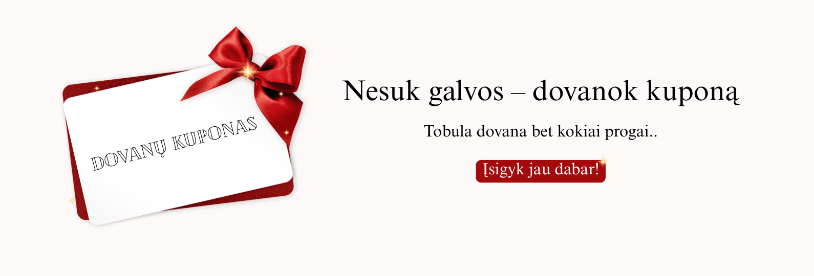 Dovanų kuponas