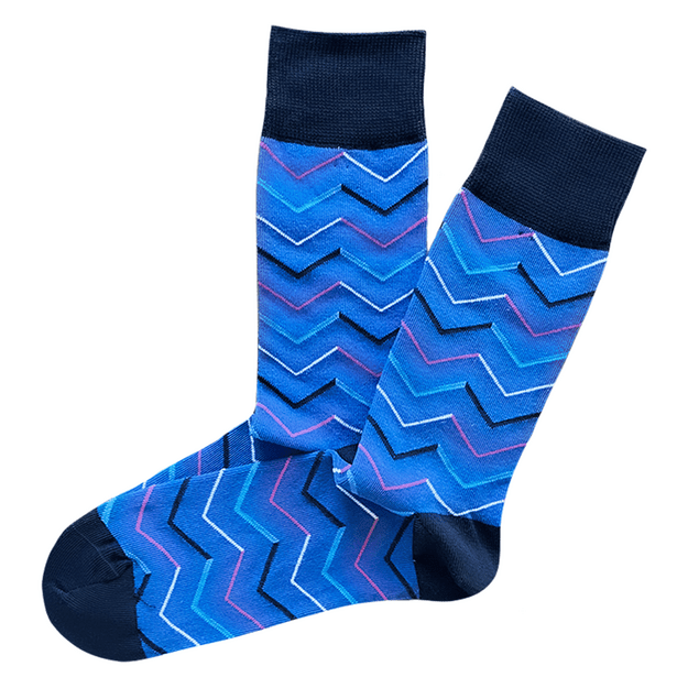 Dryžuotos vyriškos kojinės