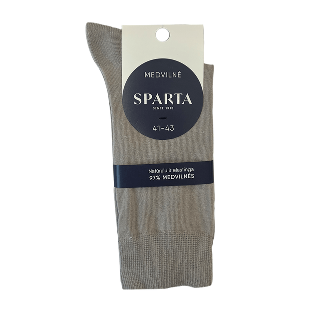 Klasikinės medvilninės kojinės COTTON GREY