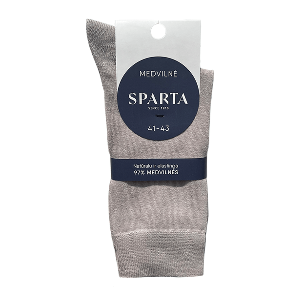 Klasikinės medvilninės kojinės COTTON GREY