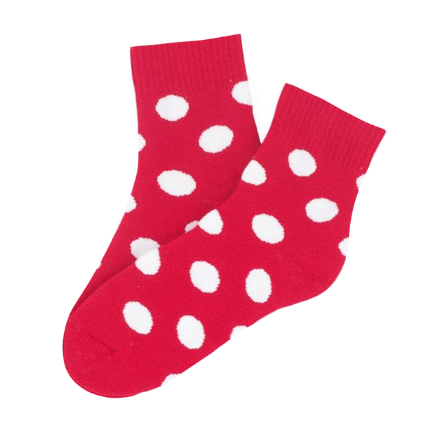 Moteriškos medvilninės kojinės BUBBLES