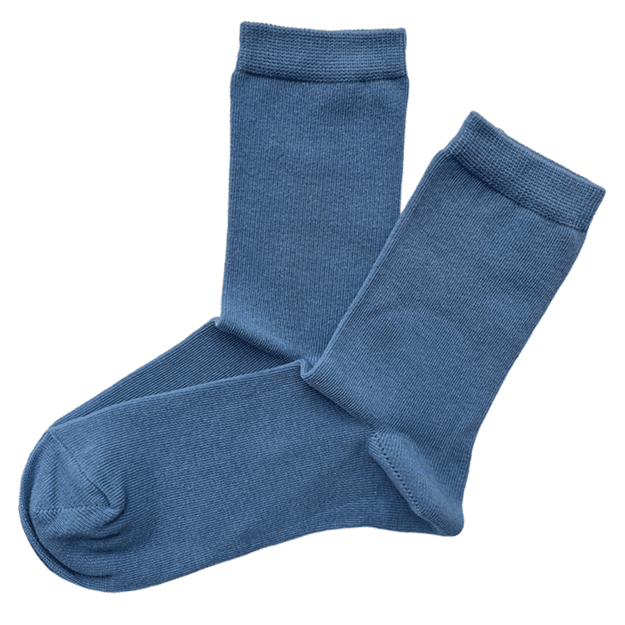 Moteriškos medvilninės kojinės BLUE