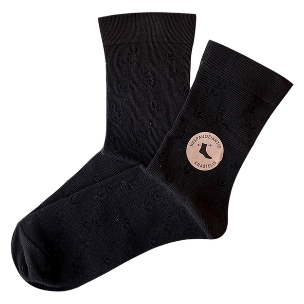 Moteriškos kojinės su nespaudžiančiu krašteliu 