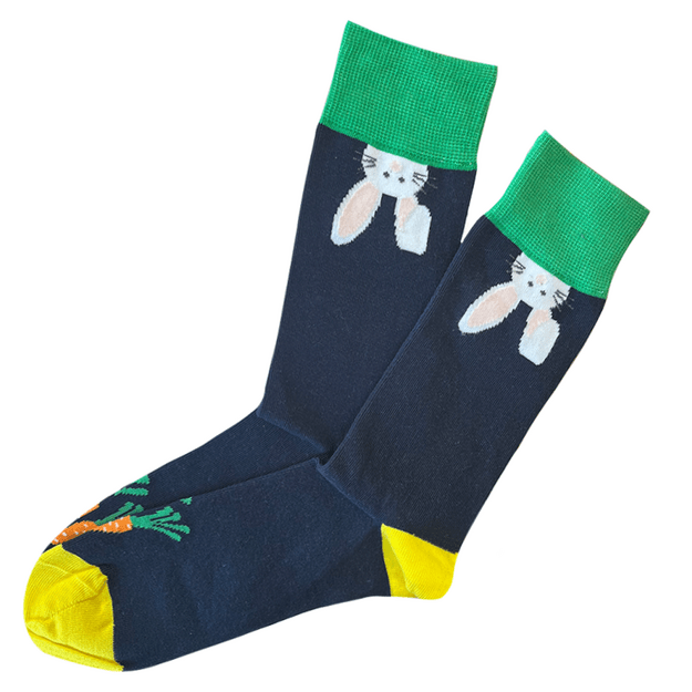Vyriškos medvilninės kojinės ZUIKIS IR MORKA