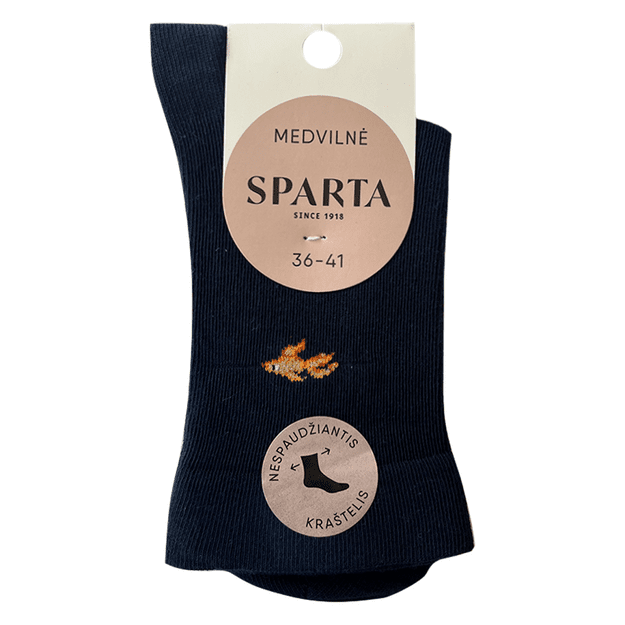 Moteriškos kojinės su nespaudžiančiu krašteliu 