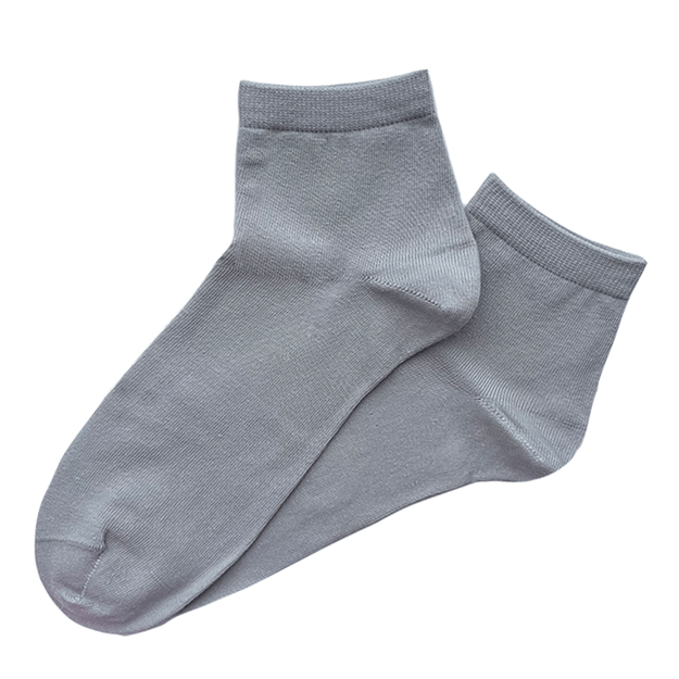 Vyriškos trumpos medvilninės kojinės GREY