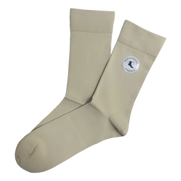 Klasikinės medvilninės kojinės nespaudžančiu kraštu