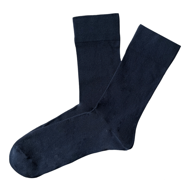 Vyriškos klasikinės medvilninės kojinės COTTON NAVY