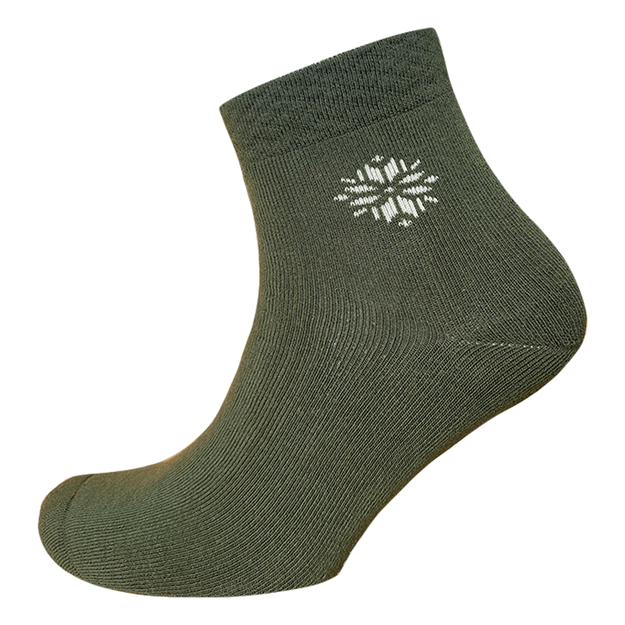 Moteriškos storos medvilninės kojinės KHAKI PLUSH