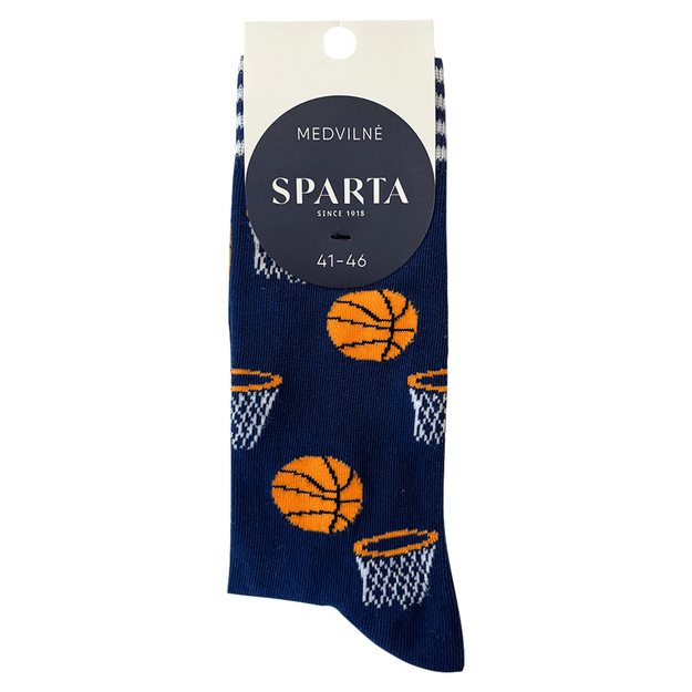 Vyriškos medvilninės kojinės KREPŠINIS