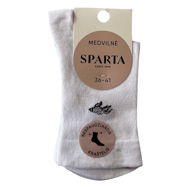 Moteriškos kojinės su nespaudžiančiu krašteliu 