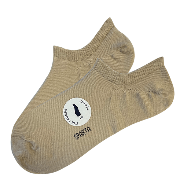 Trumpos vyriškos kojinės iš medvilnės BEIGE
