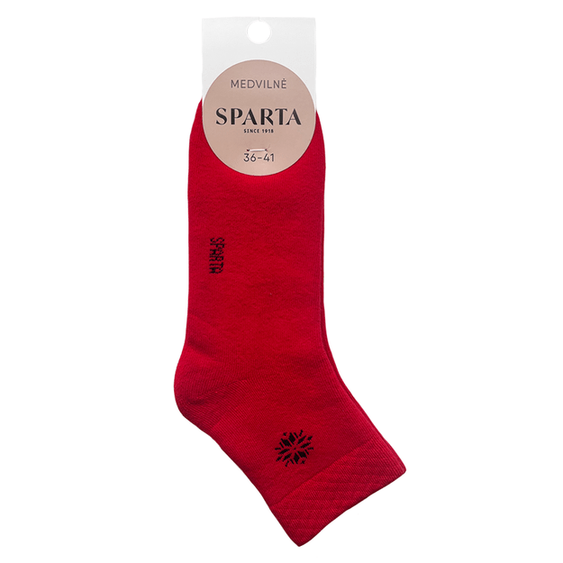 Moteriškos storos medvilninės kojinės RED PLUSH