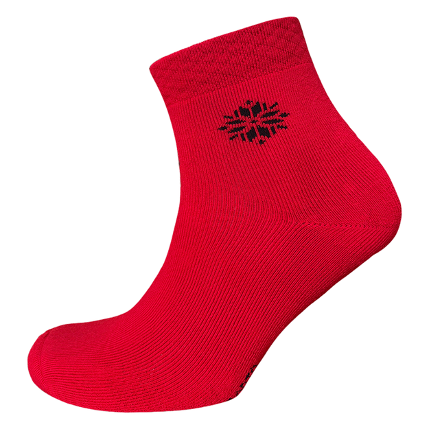 Moteriškos storos medvilninės kojinės RED PLUSH