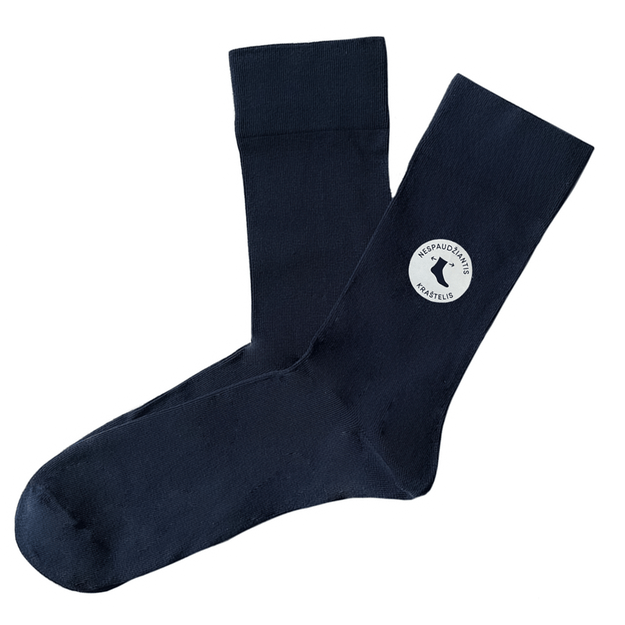 Klasikinės medvilninės kojinės nespaudžančiu kraštu