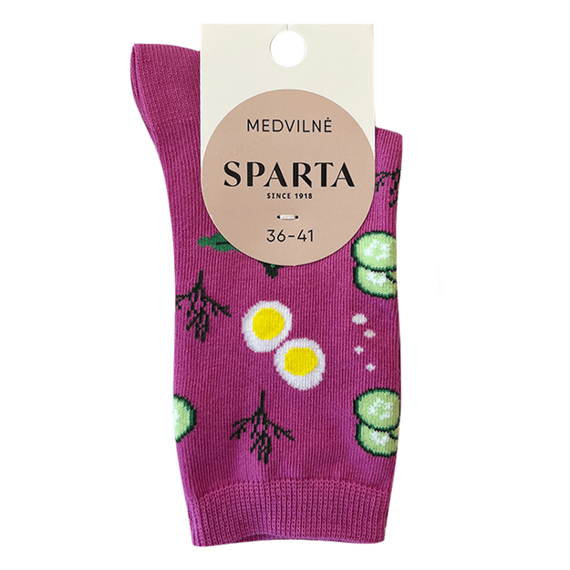 Moteriškos medvilninės kojinės ŠALTIBARŠČIAI