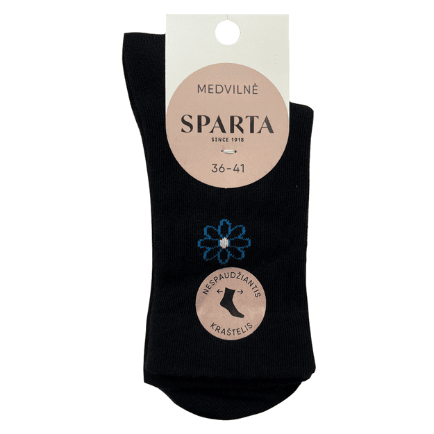 Moteriškos kojinės su nespaudžiančiu krašteliu 