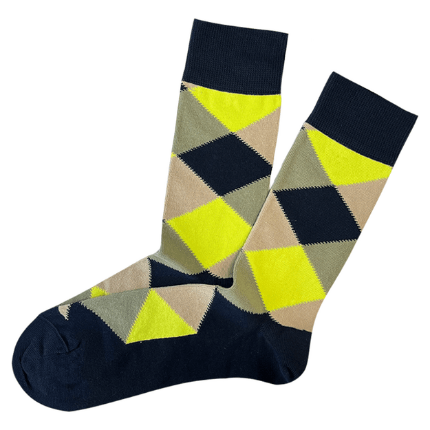 Dryžuotos vyriškos kojinės