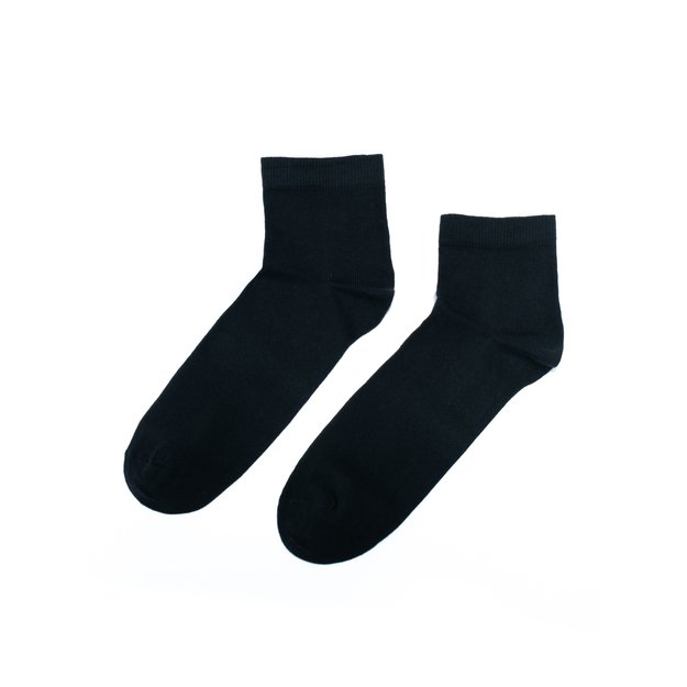 Vyriškos trumpos medvilninės kojinės BLACK
