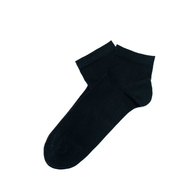 Vyriškos trumpos medvilninės kojinės BLACK