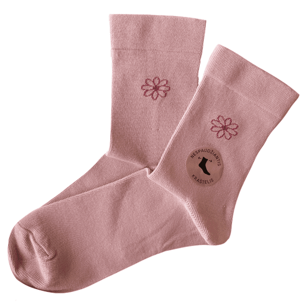 Moteriškos kojinės su nespaudžiančiu krašteliu 
