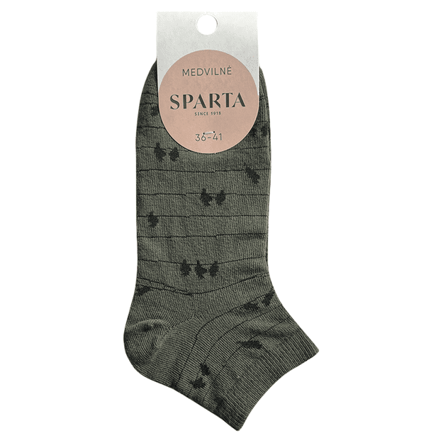 Trumpos kojinės PAUKŠČIAI ANT LAIDO