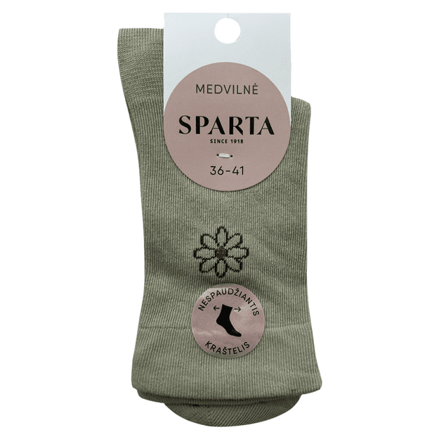 Moteriškos kojinės su nespaudžiančiu krašteliu 