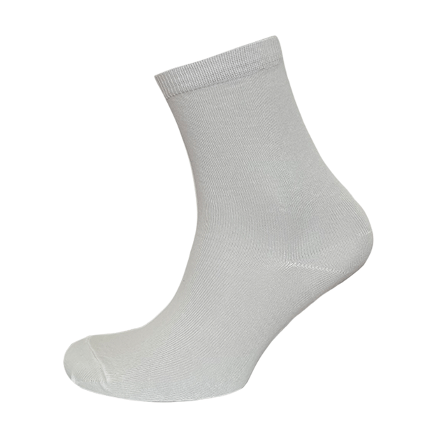 Moteriškos medvilninės kojinės WHITE