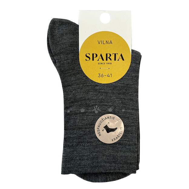 Vilnonės moteriškos kojinės nespaudžiančiu kraštu