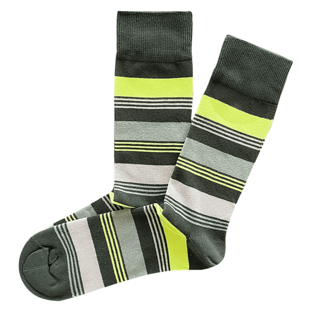 Dryžuotos vyriškos kojinės